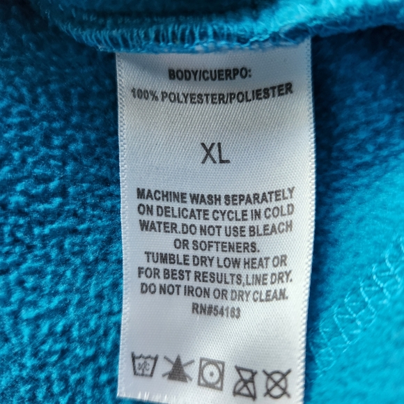 Calvin Klein Women's Teal Athletic Jacket, Size XL - Picture 6 of 8